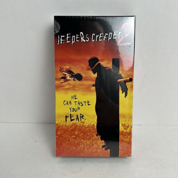 Jeepers Creepers 2 He Can Taste Your Fear New Sealed 2003 VHS Tape MGM - Picture 1 of 6
